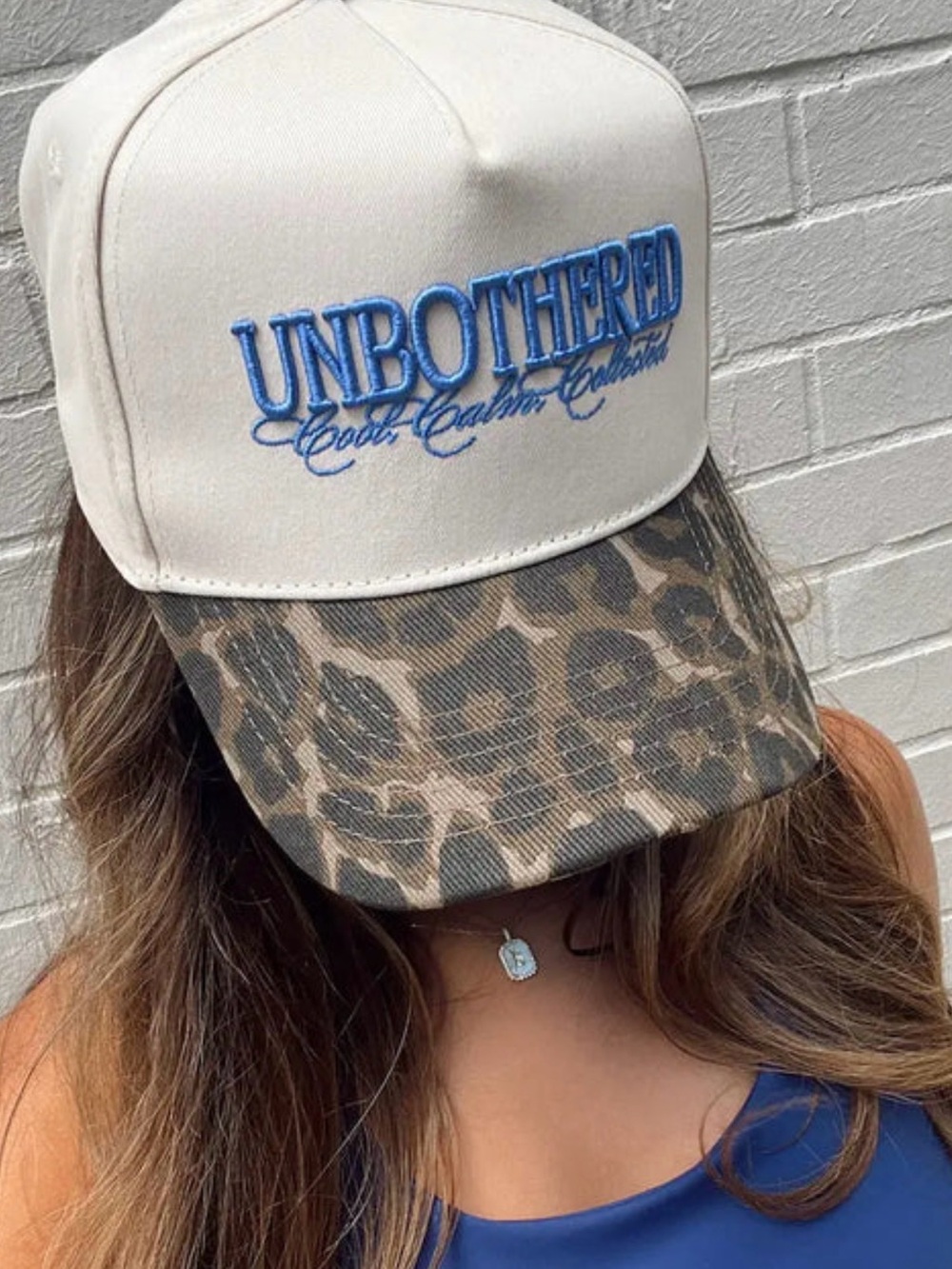 Altar’d State 'UNBOTHERED Embroidered Trucker Hat